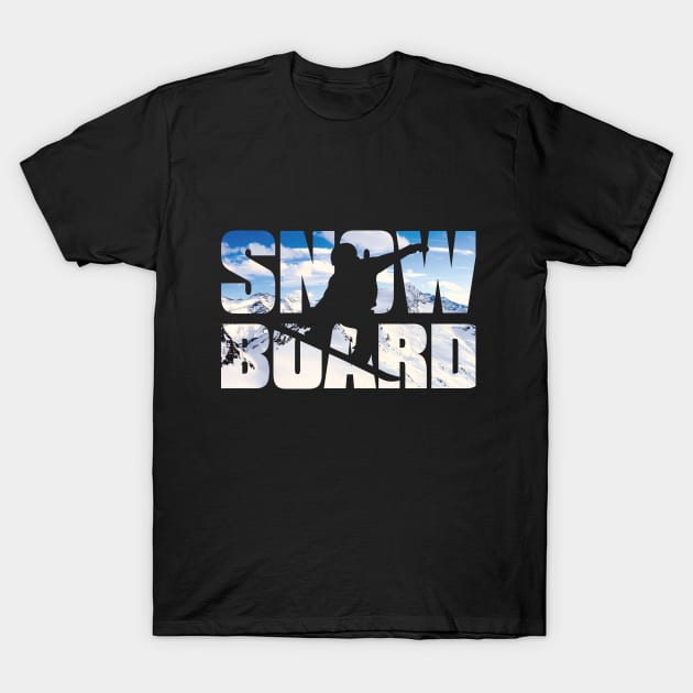 Snowboard T-Shirt by nuijten